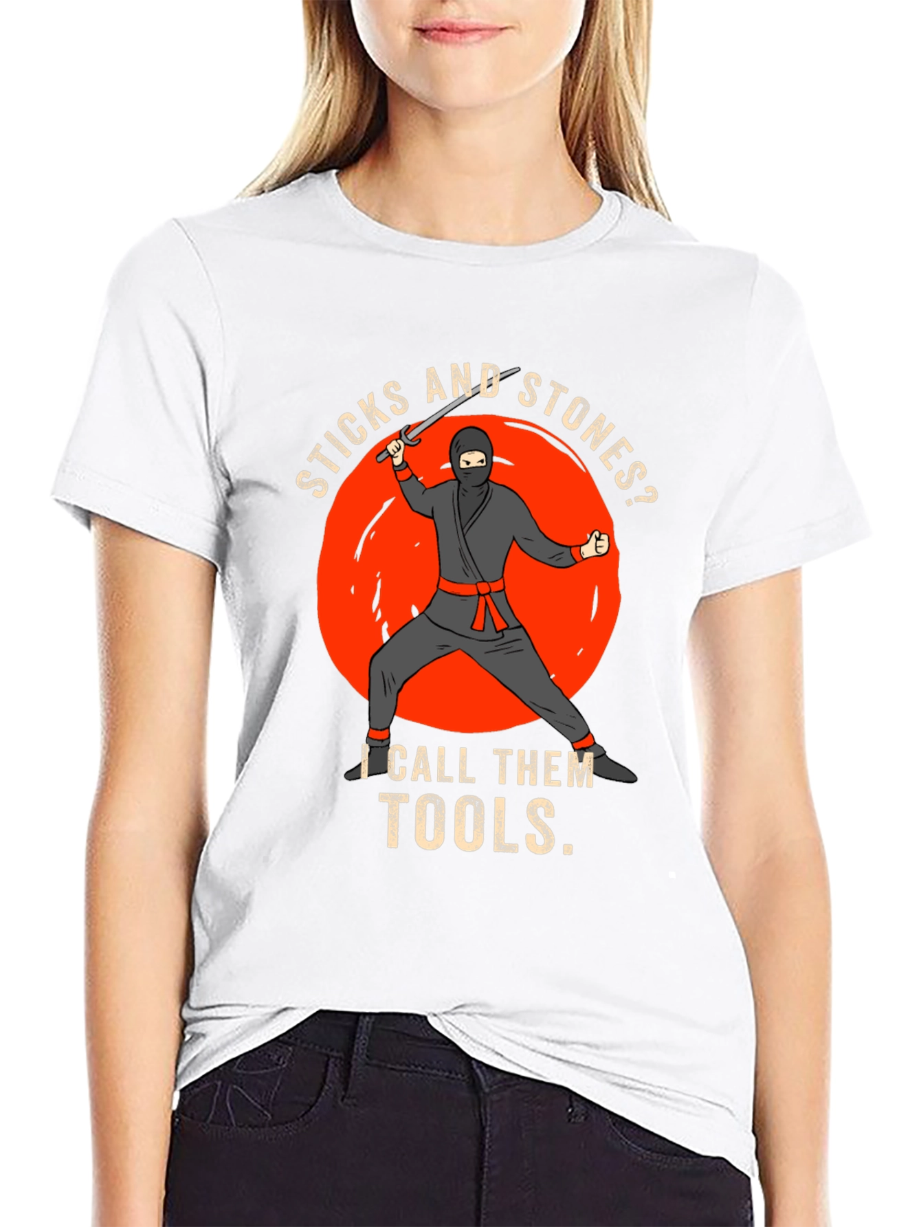 Sticks and Stones Ninja T-Shirt