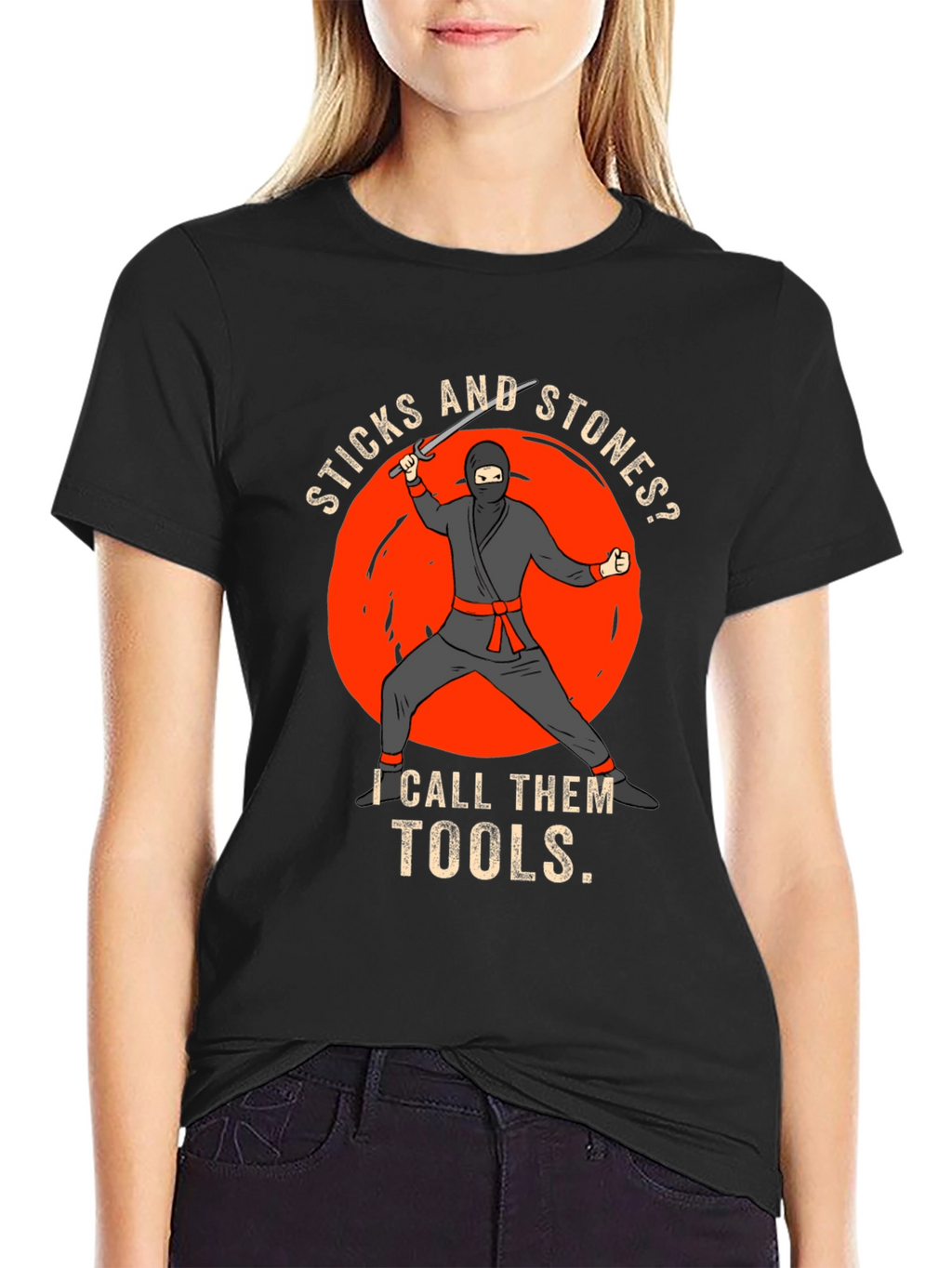 Sticks and Stones Ninja T-Shirt
