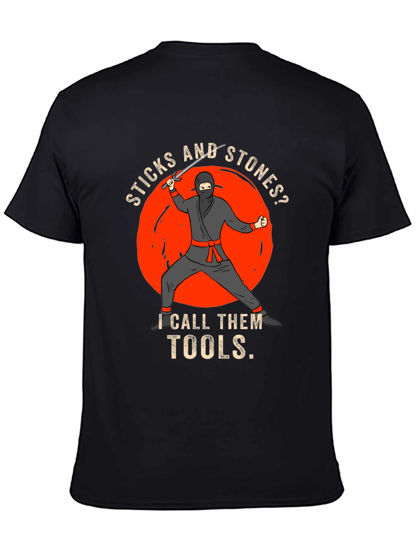 Sticks and Stones Ninja T-Shirt