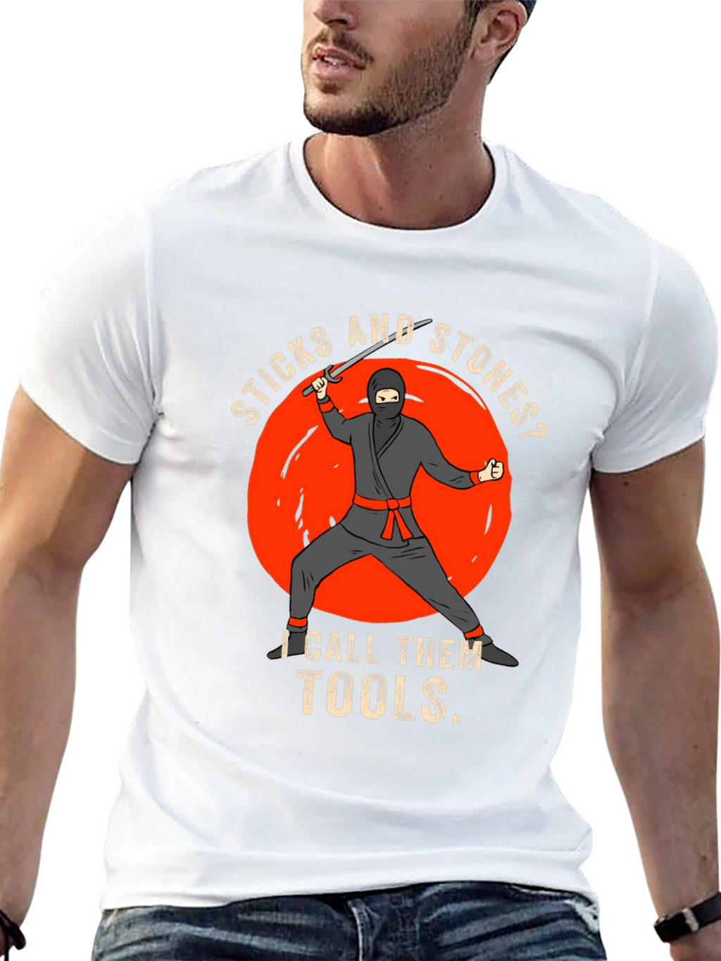 Sticks and Stones Ninja T-Shirt