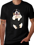 Puppy in Pocket Graphic Tee