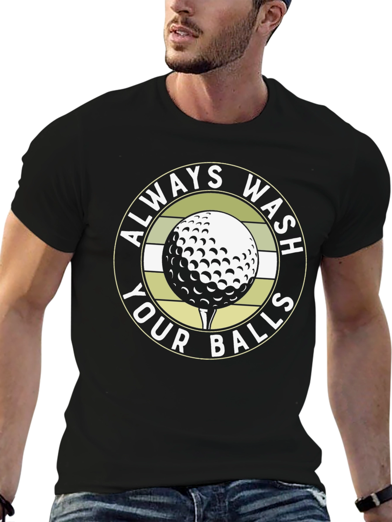 Always Wash Your Balls Golf T-Shirt - Funny Golfer Tee