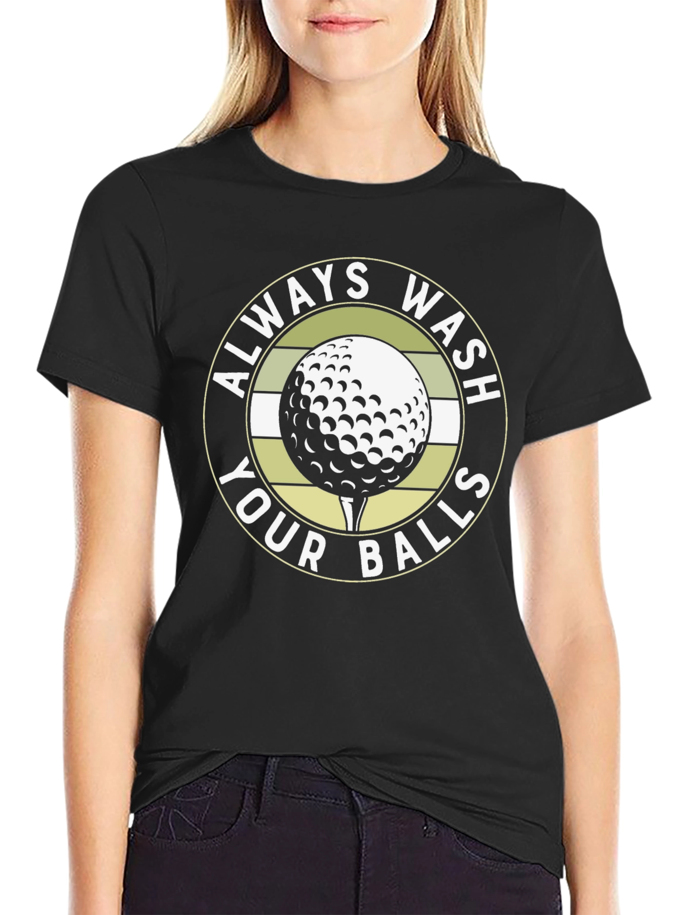 Always Wash Your Balls Golf T-Shirt - Funny Golfer Tee