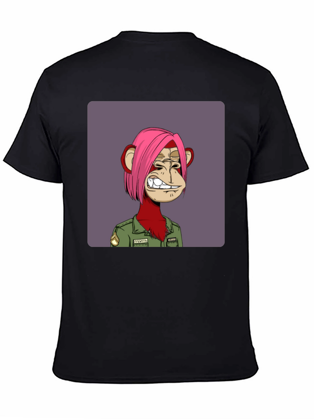 Bored Ape Army NFT Graphic Tee - Black
