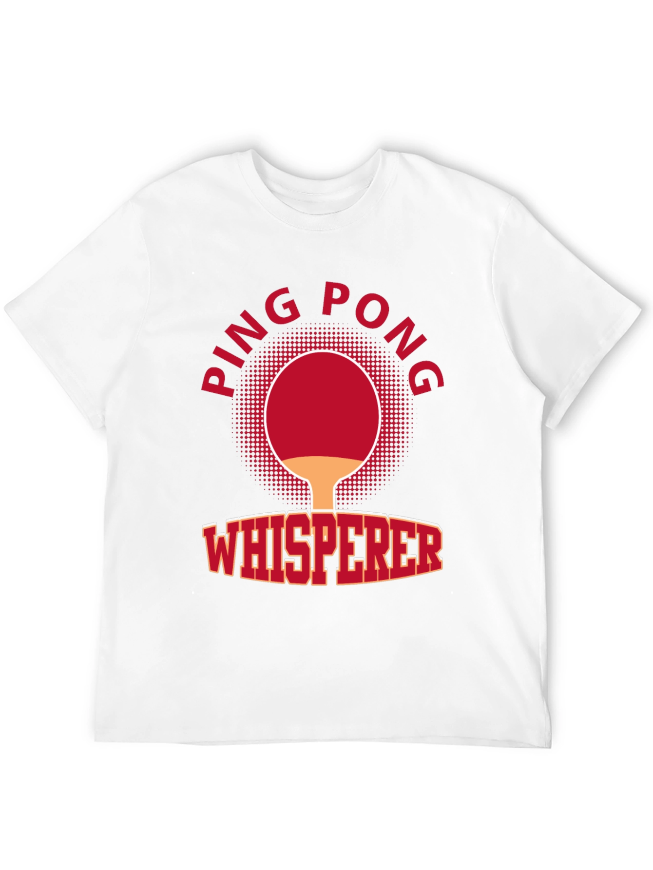 Ping Pong Whisperer Graphic Tee - Table Tennis Fan Shirt