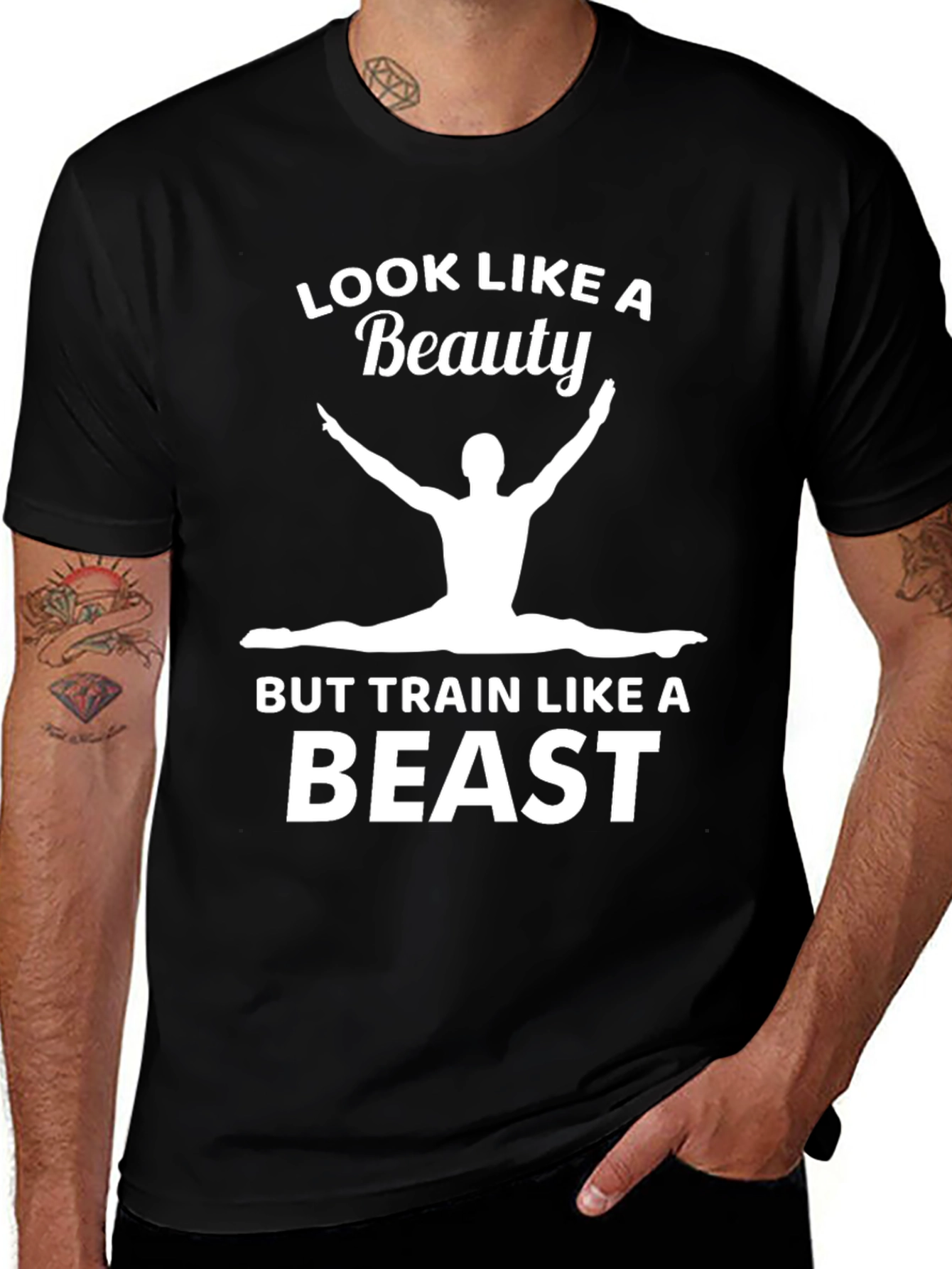 Beauty and Beast Graphic Tee - Fitness Apparel