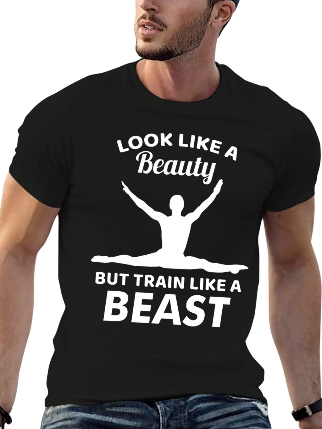 Beauty and Beast Graphic Tee - Fitness Apparel