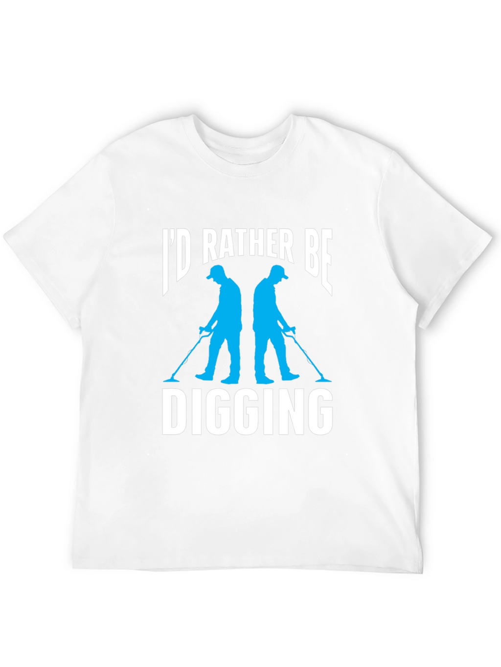 Id Rather Be Digging Black T-Shirt