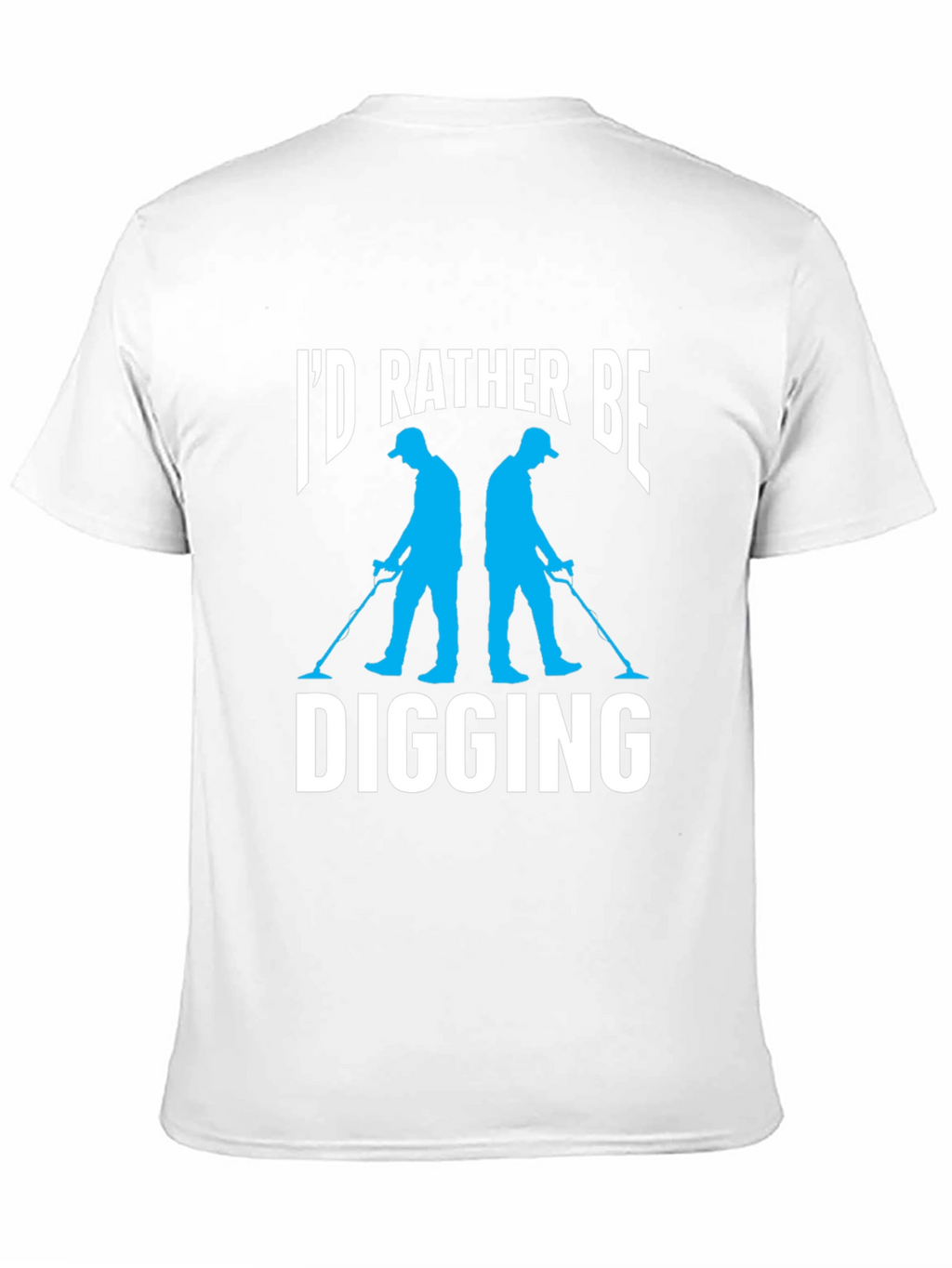 Id Rather Be Digging Black T-Shirt