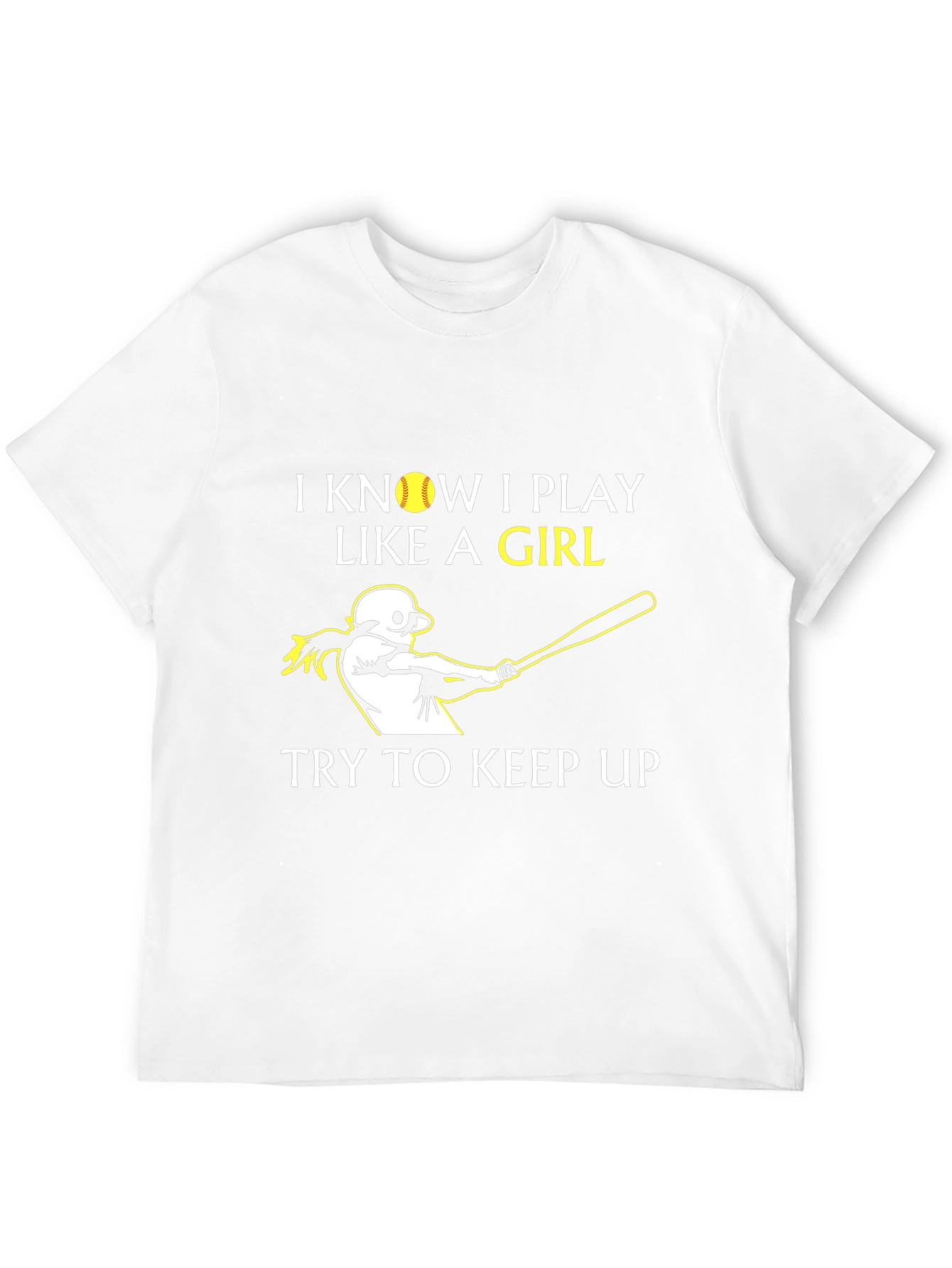 I Know I Play Like a Girl Baseball T-Shirt