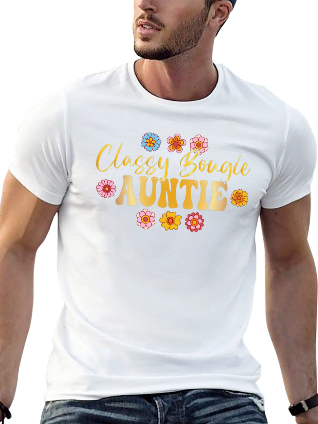 Classy Bougie Auntie Black T-Shirt