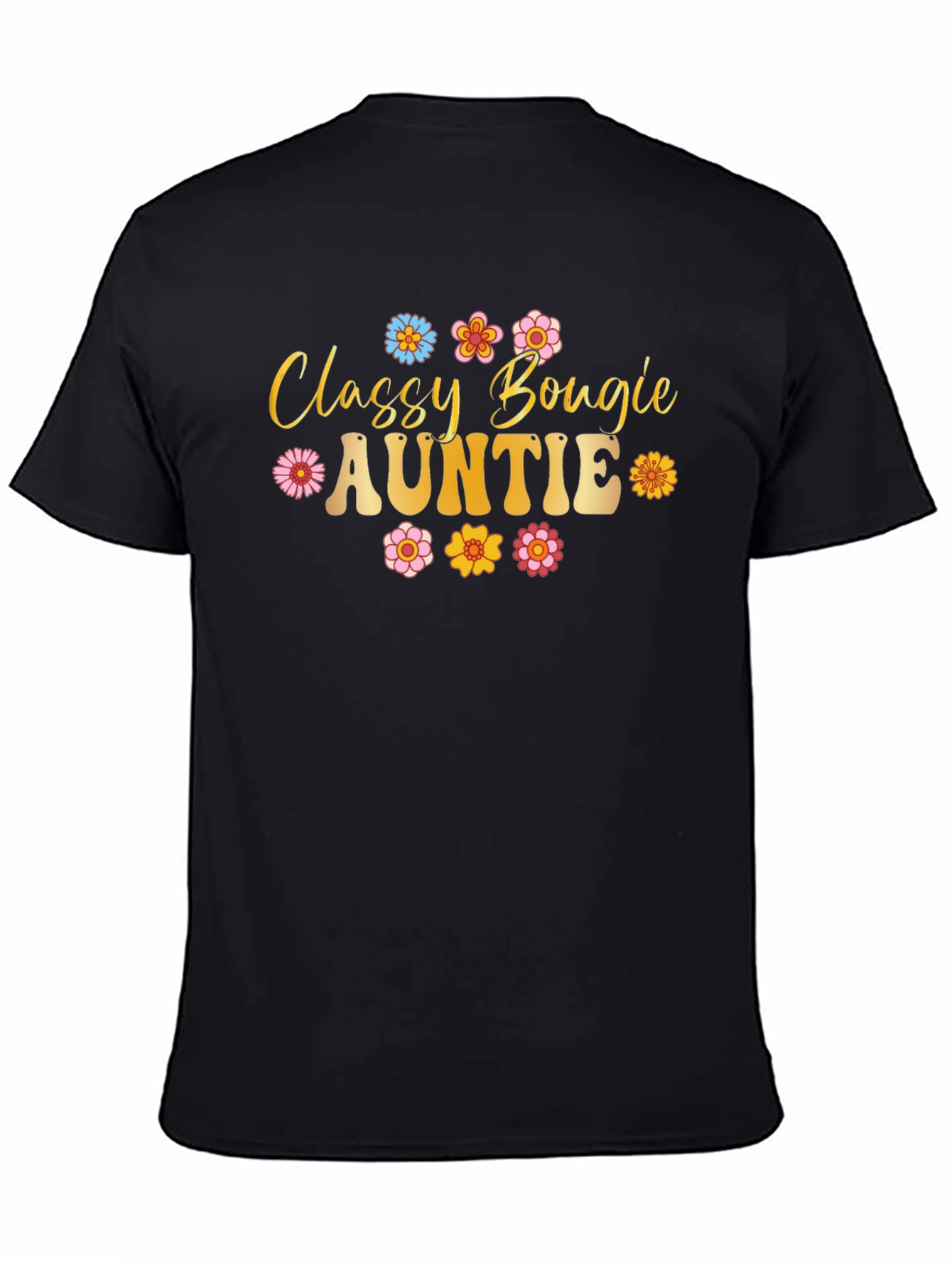 Classy Bougie Auntie Black T-Shirt