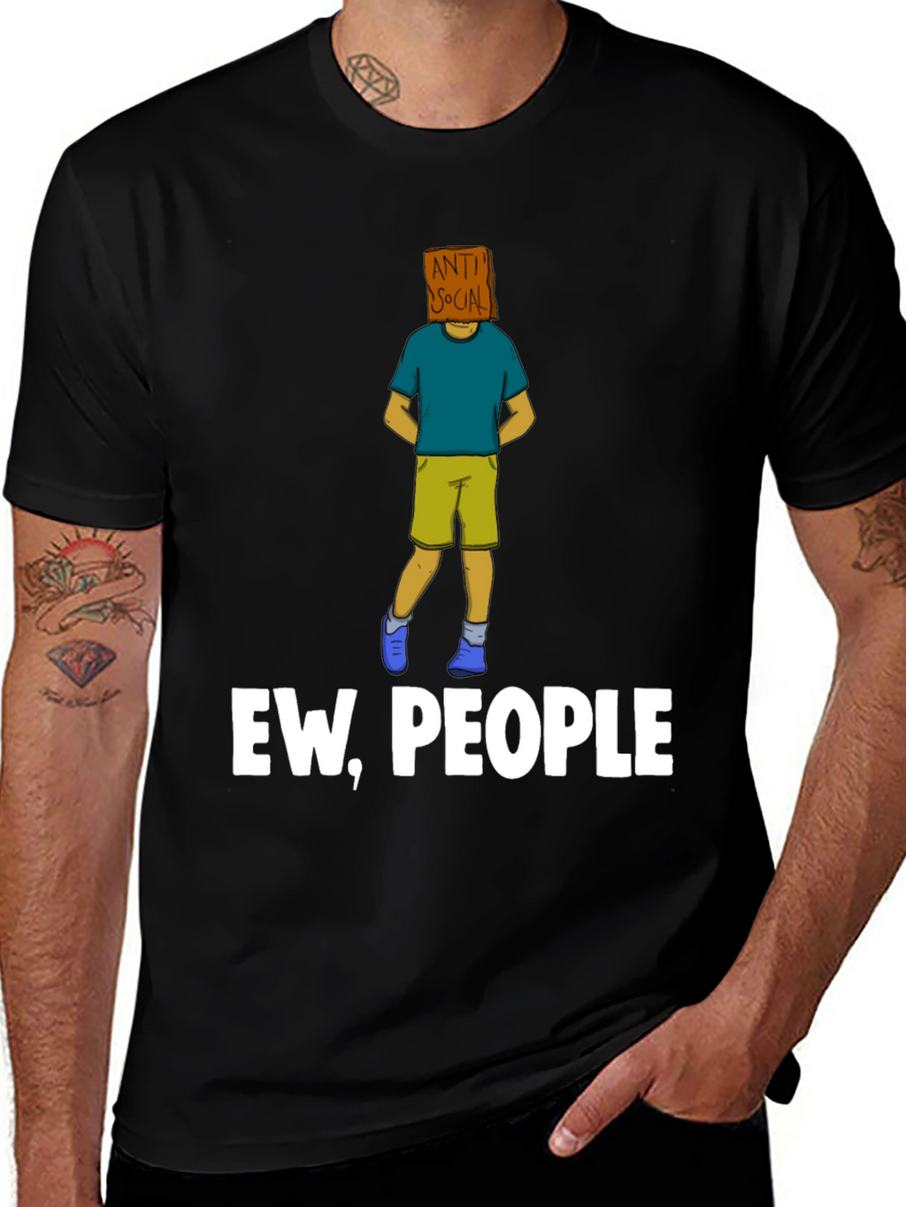 Ew People Graphic Tee - Anti Social Shirt