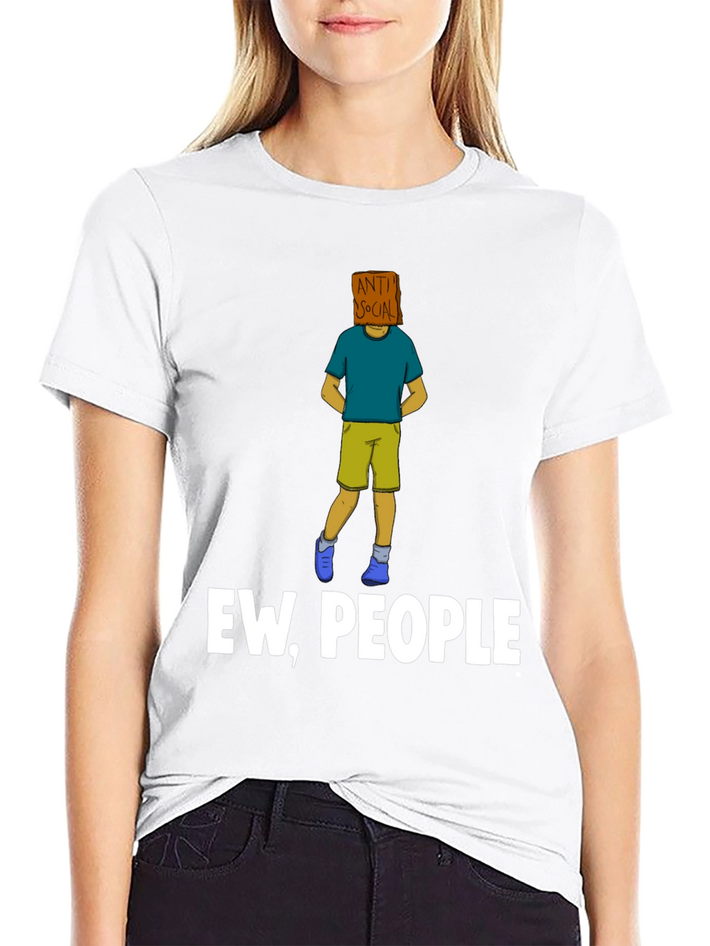 Ew People Graphic Tee - Anti Social Shirt