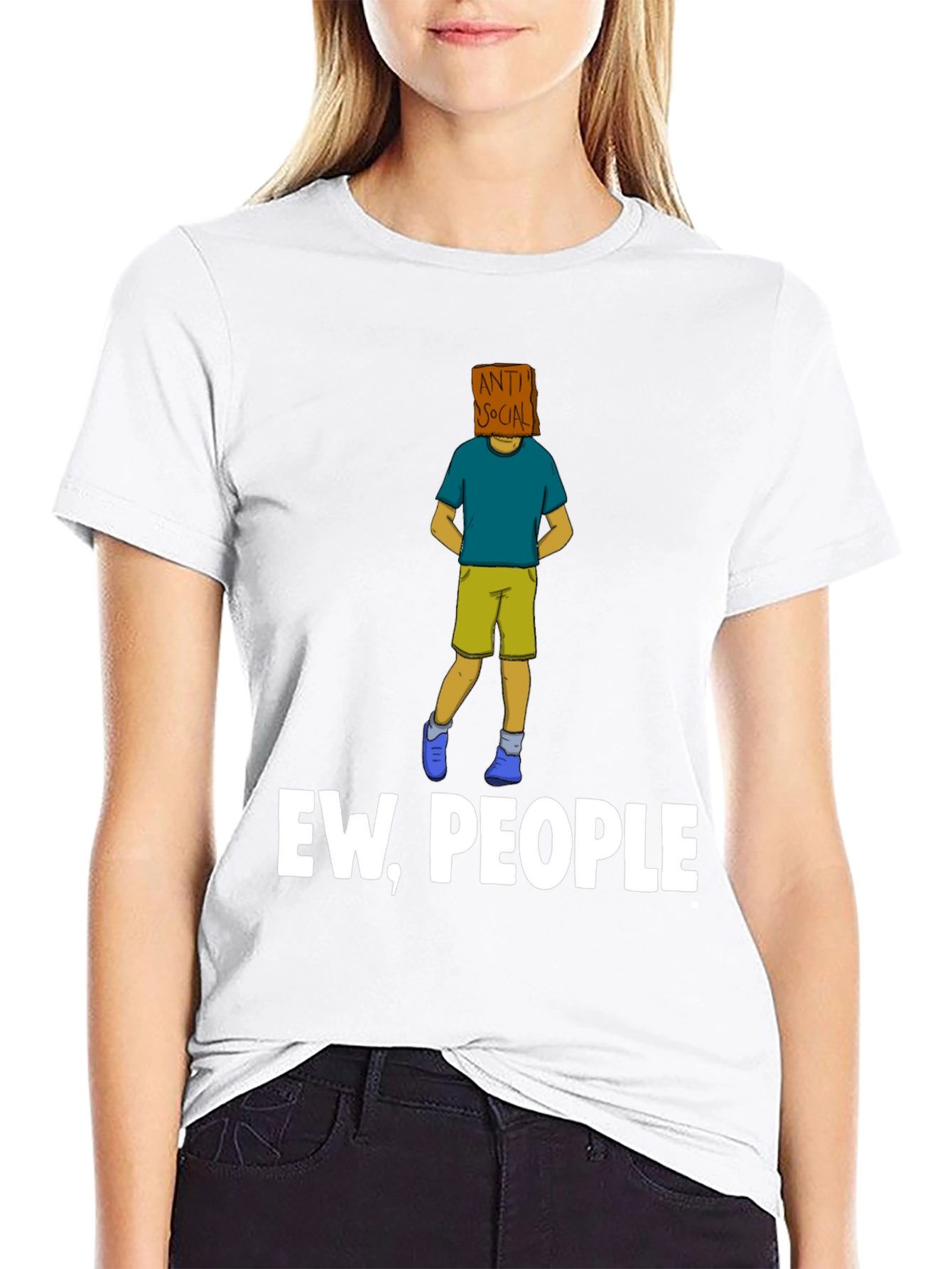Ew People Graphic Tee - Anti Social Shirt