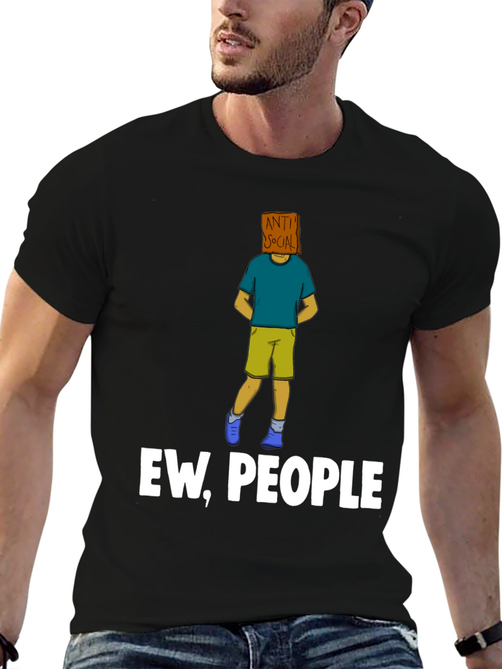 Ew People Graphic Tee - Anti Social Shirt