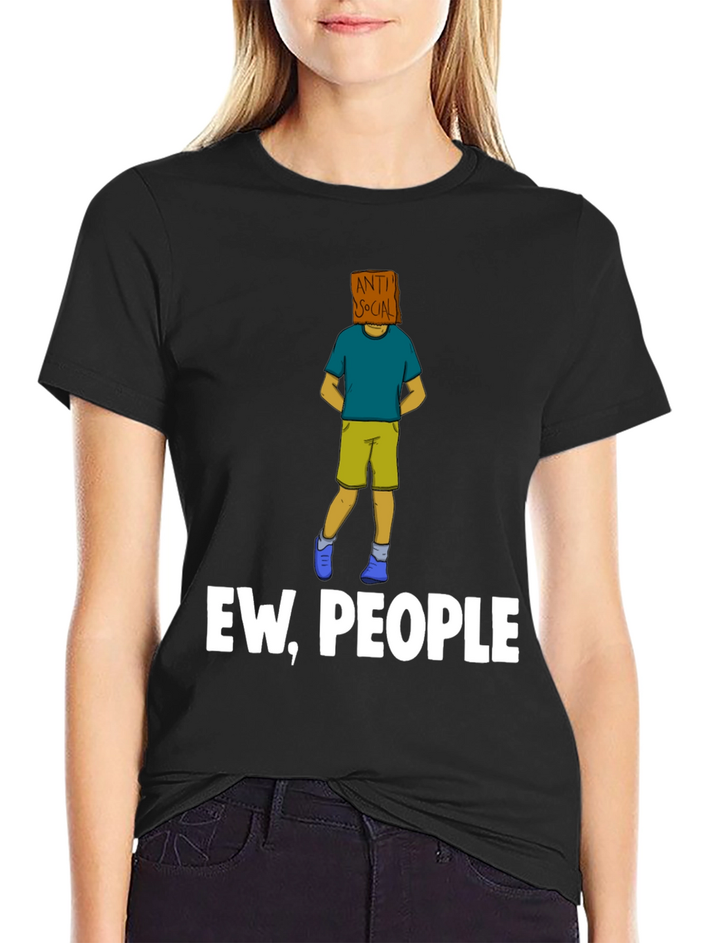 Ew People Graphic Tee - Anti Social Shirt