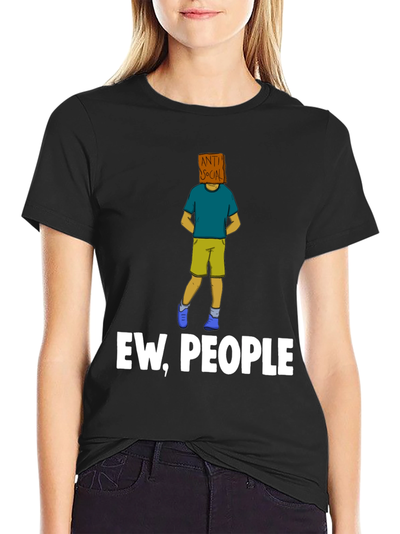 Ew People Graphic Tee - Anti Social Shirt