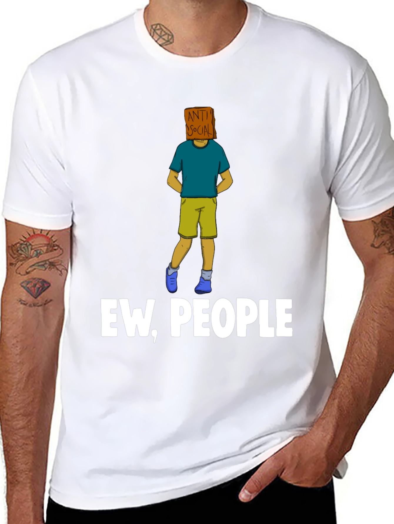 Ew People Graphic Tee - Anti Social Shirt