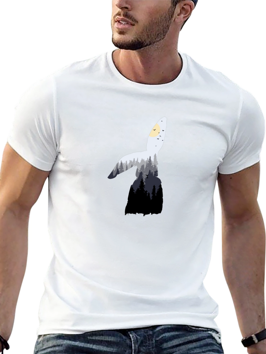 Nature Inspired Graphic Tee