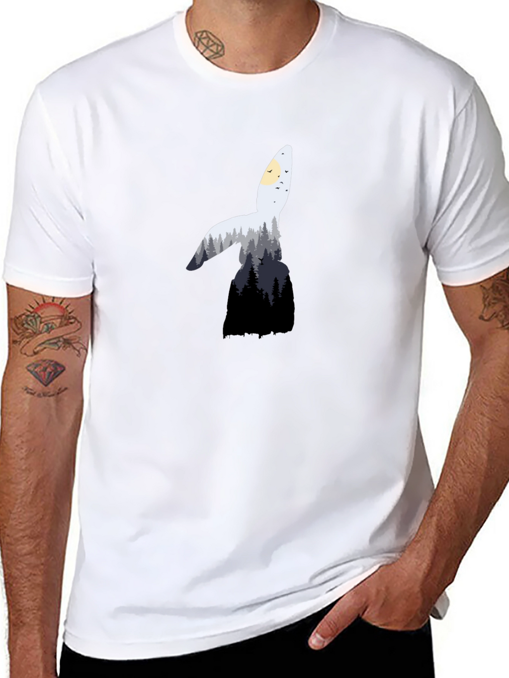 Nature Inspired Graphic Tee