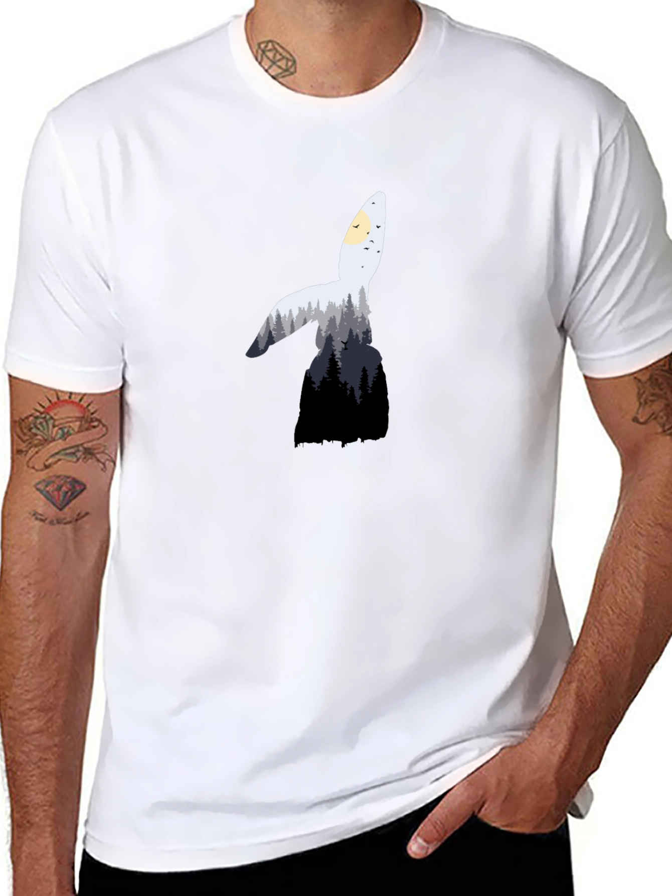 Nature Inspired Graphic Tee