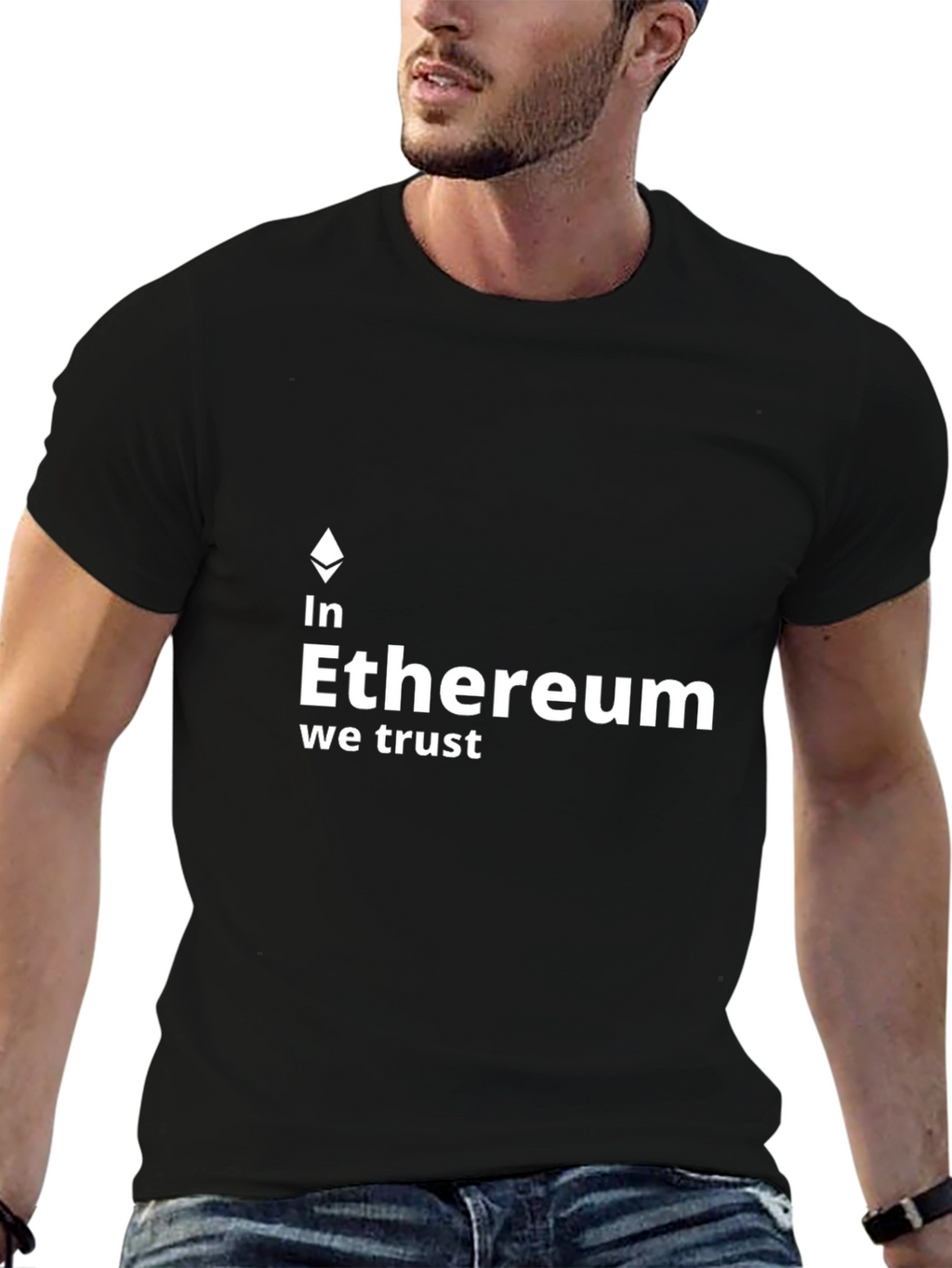 Ethereum We Trust Black T-Shirt - Crypto Fashion