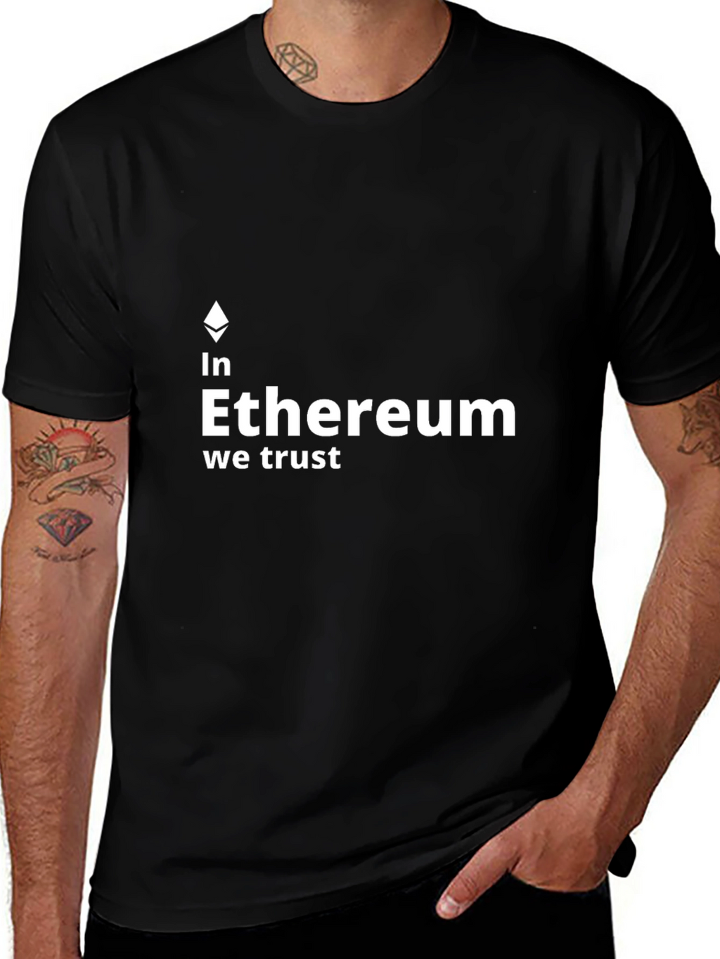 Ethereum We Trust Black T-Shirt - Crypto Fashion