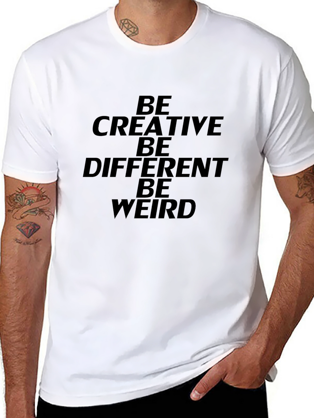 Be Creative T-Shirt - Unique Statement Tee