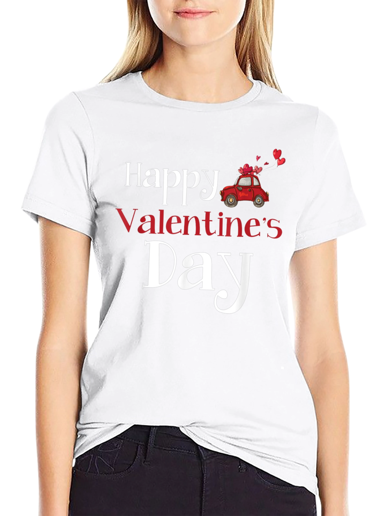 Happy Valentines Day Graphic T-Shirt
