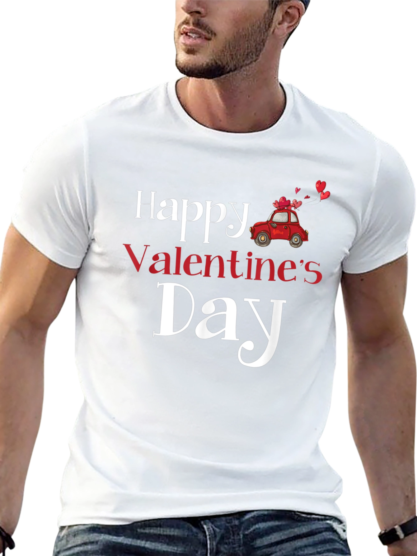 Happy Valentines Day Graphic T-Shirt