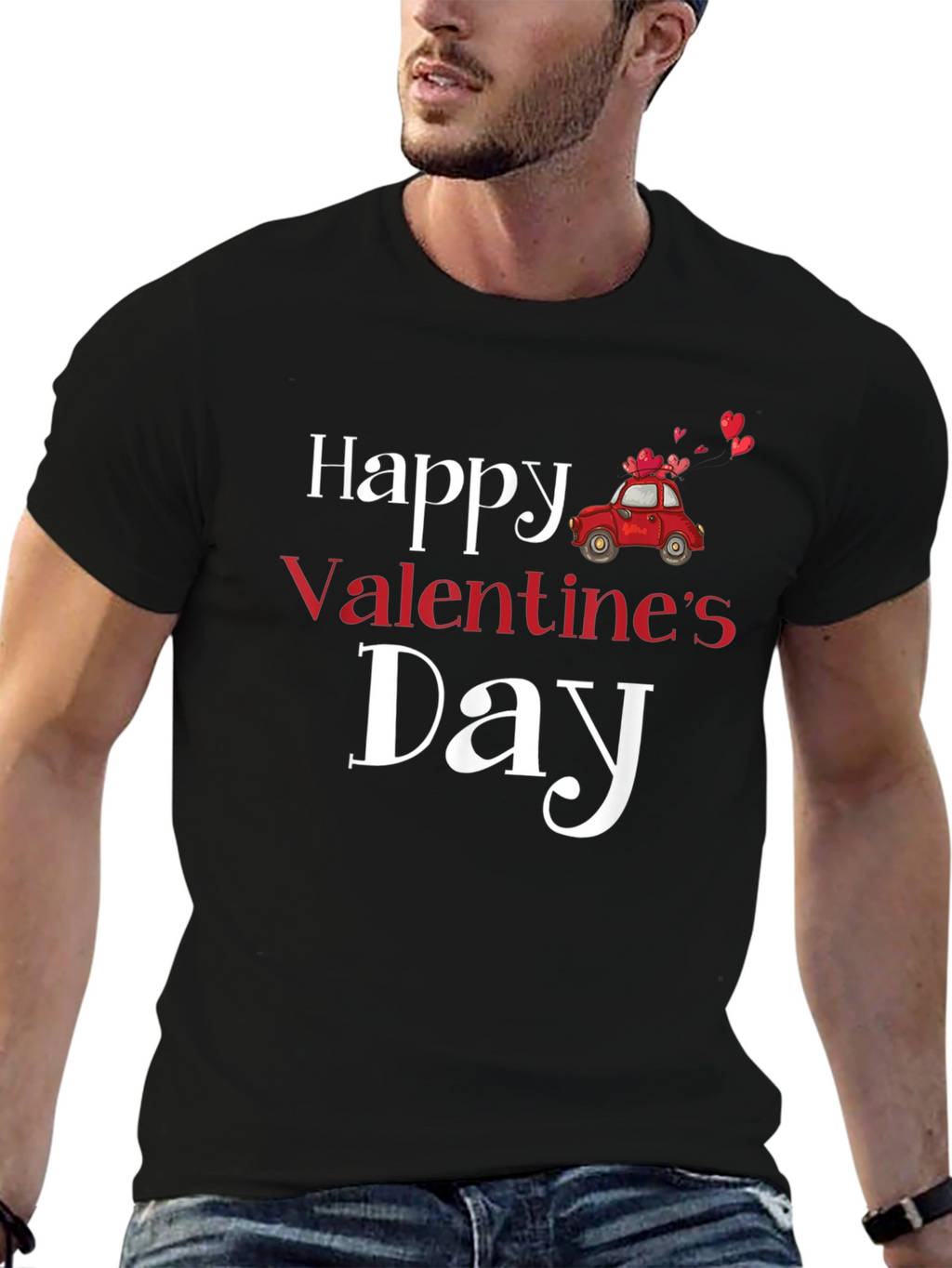 Happy Valentines Day Graphic T-Shirt