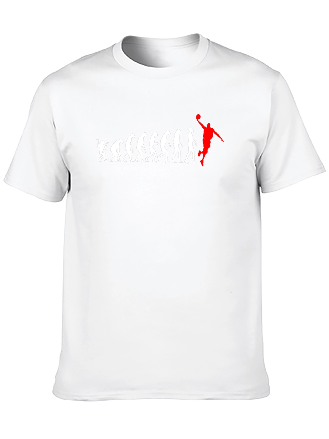 Basketball Evolution Graphic T-Shirt - Black