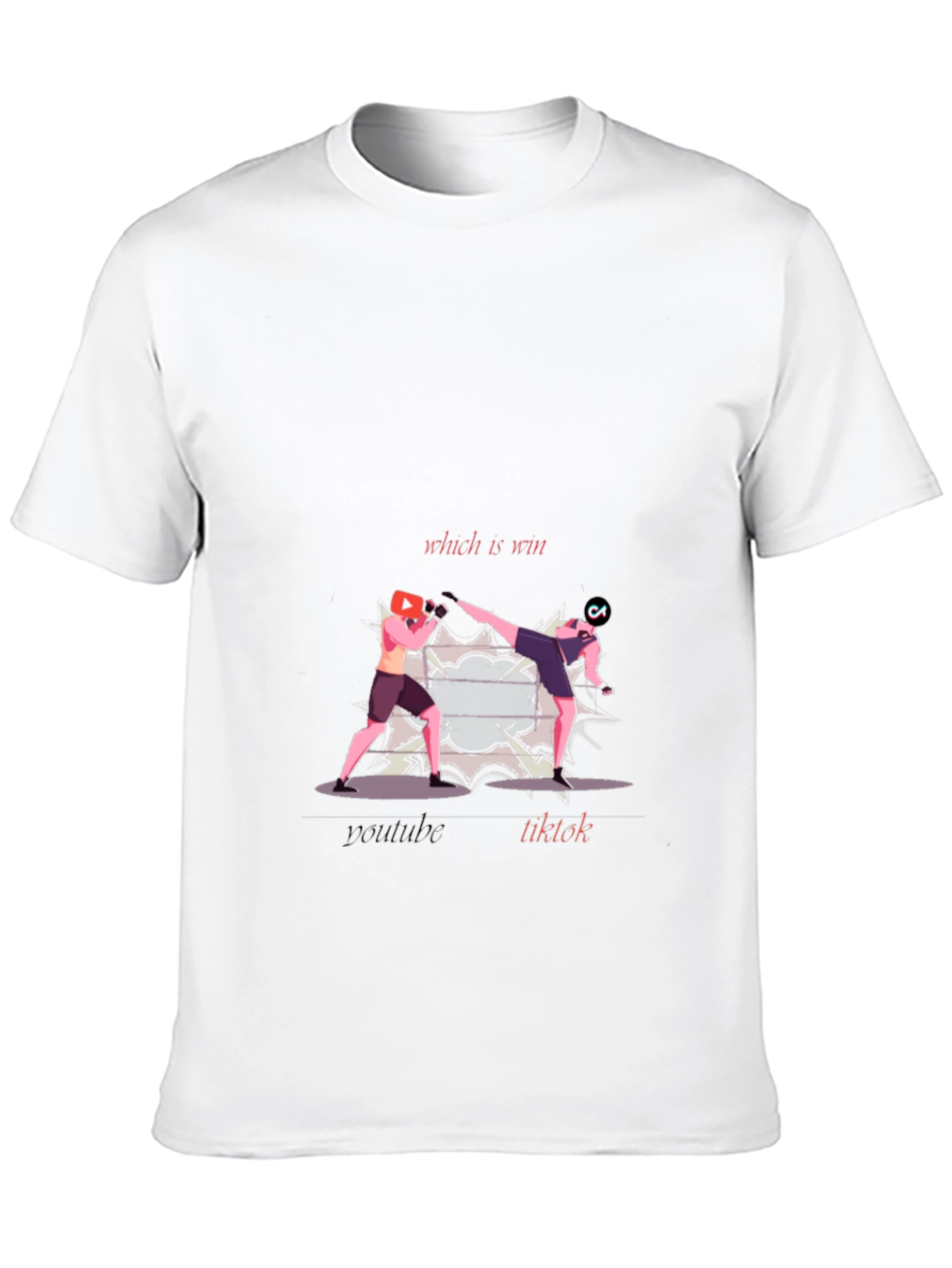 YouTube vs TikTok T-Shirt