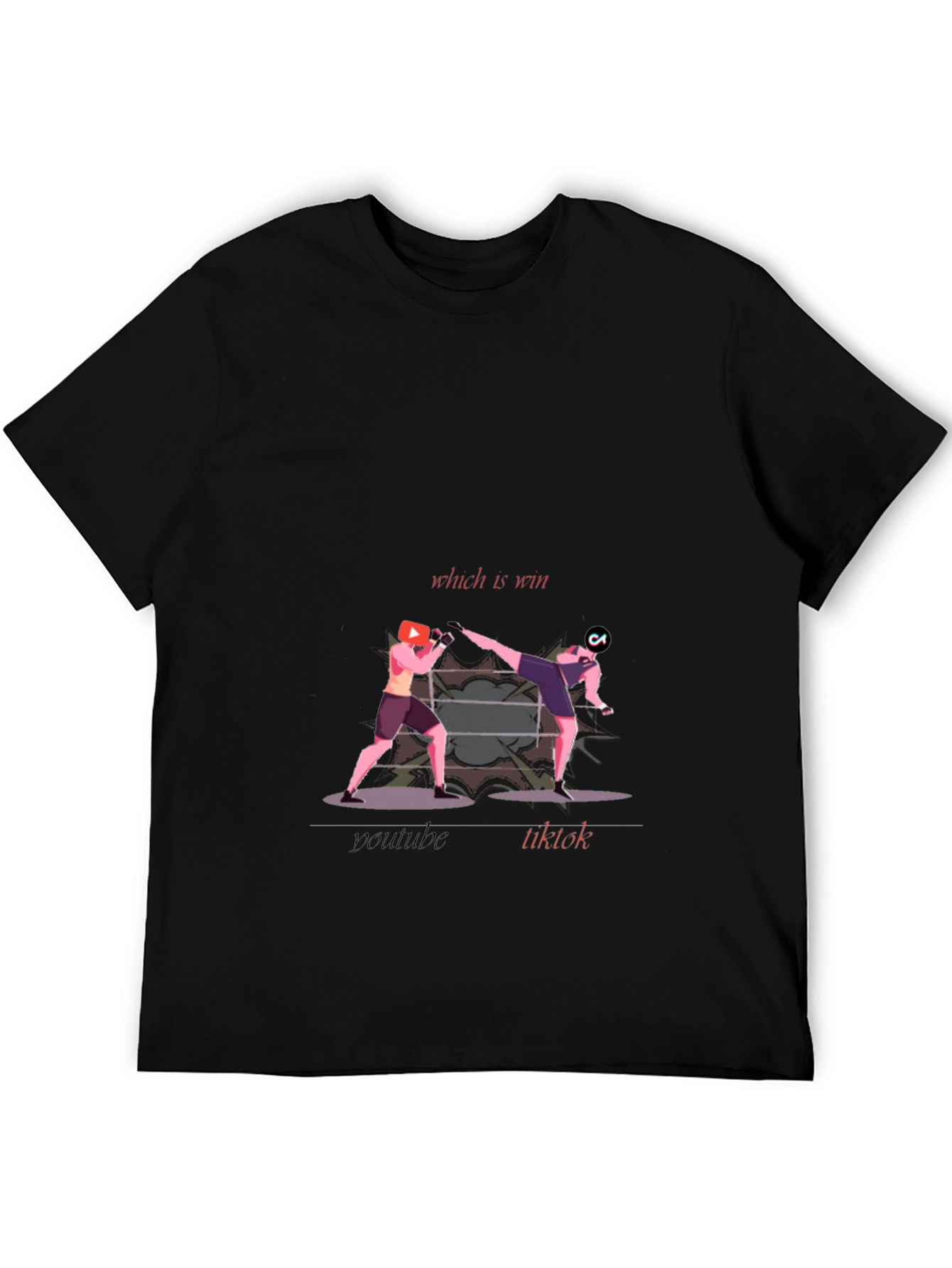YouTube vs TikTok T-Shirt