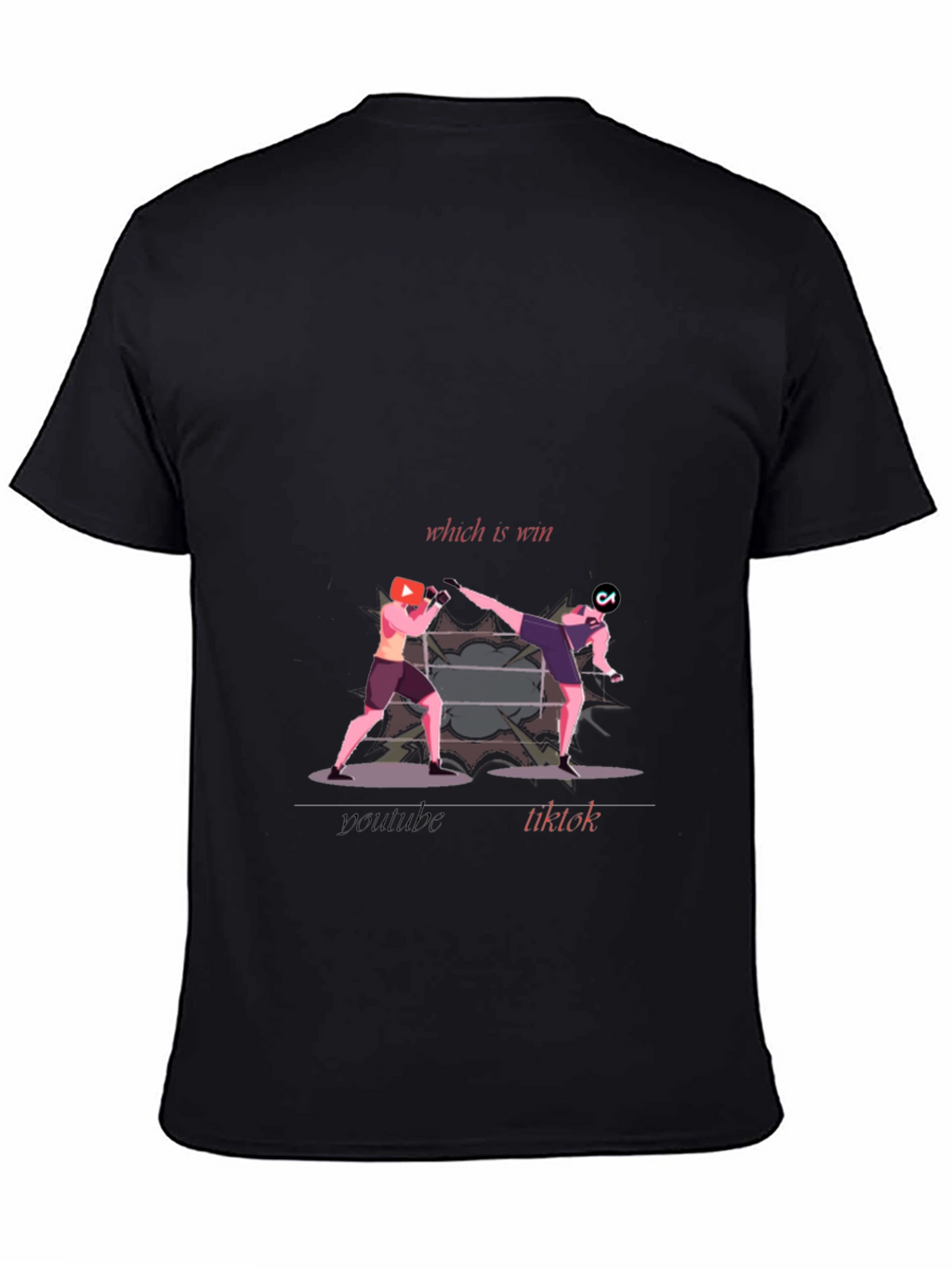 YouTube vs TikTok T-Shirt