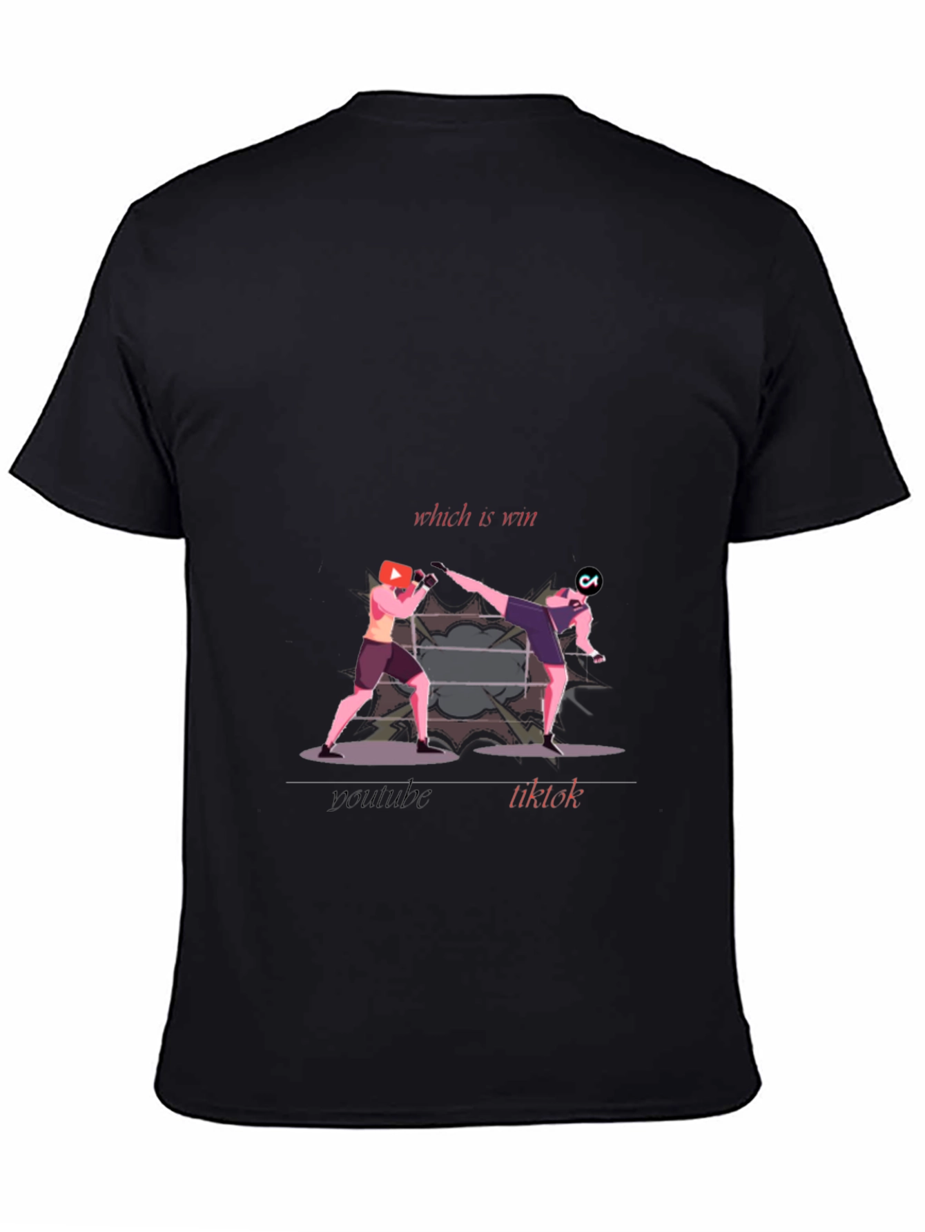 YouTube vs TikTok T-Shirt