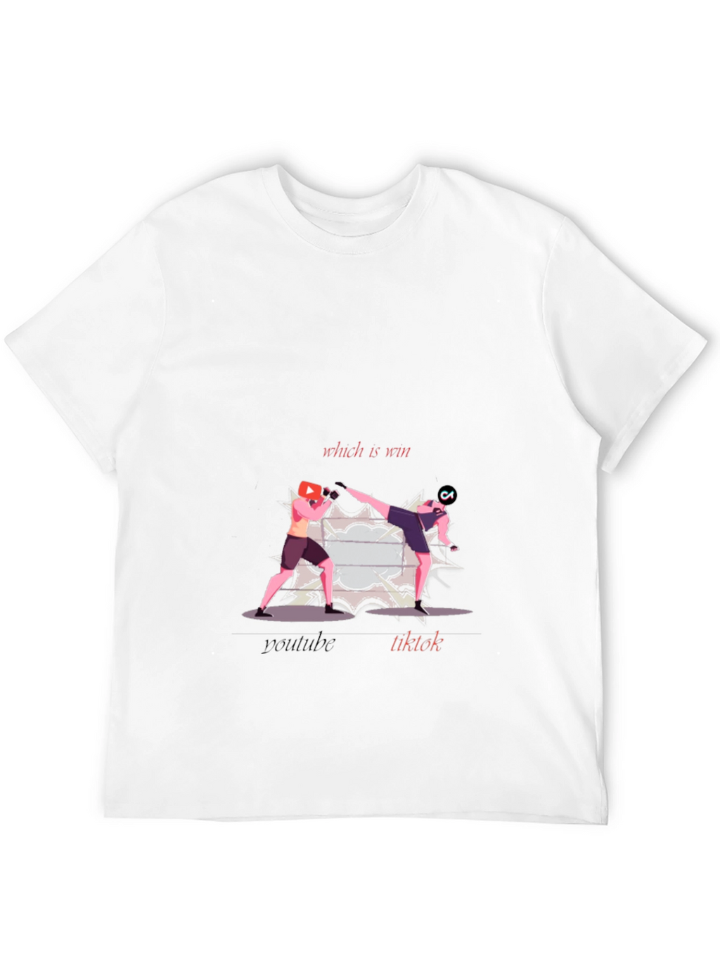 YouTube vs TikTok T-Shirt