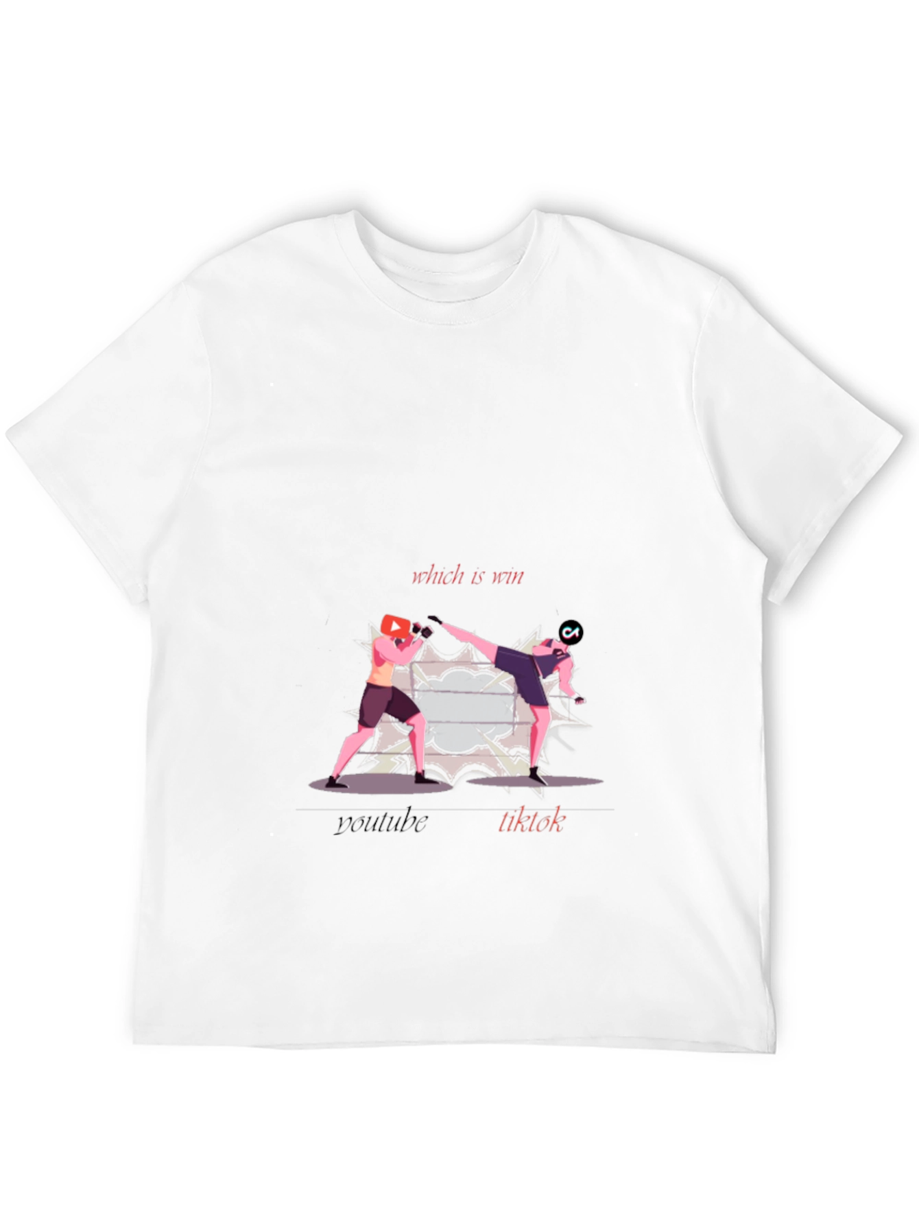 YouTube vs TikTok T-Shirt