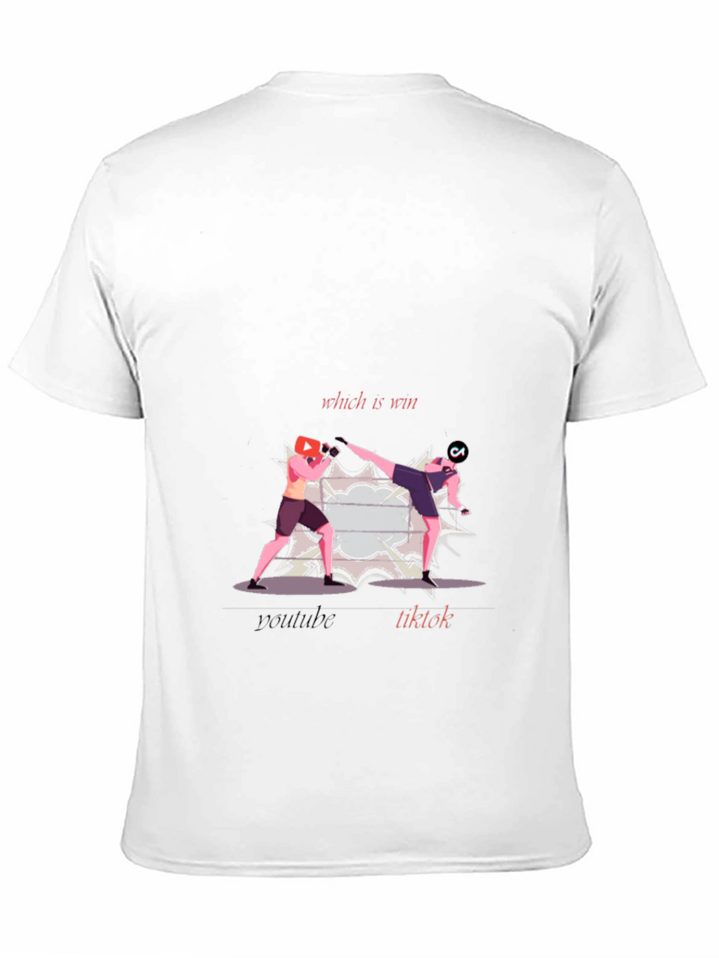 YouTube vs TikTok T-Shirt