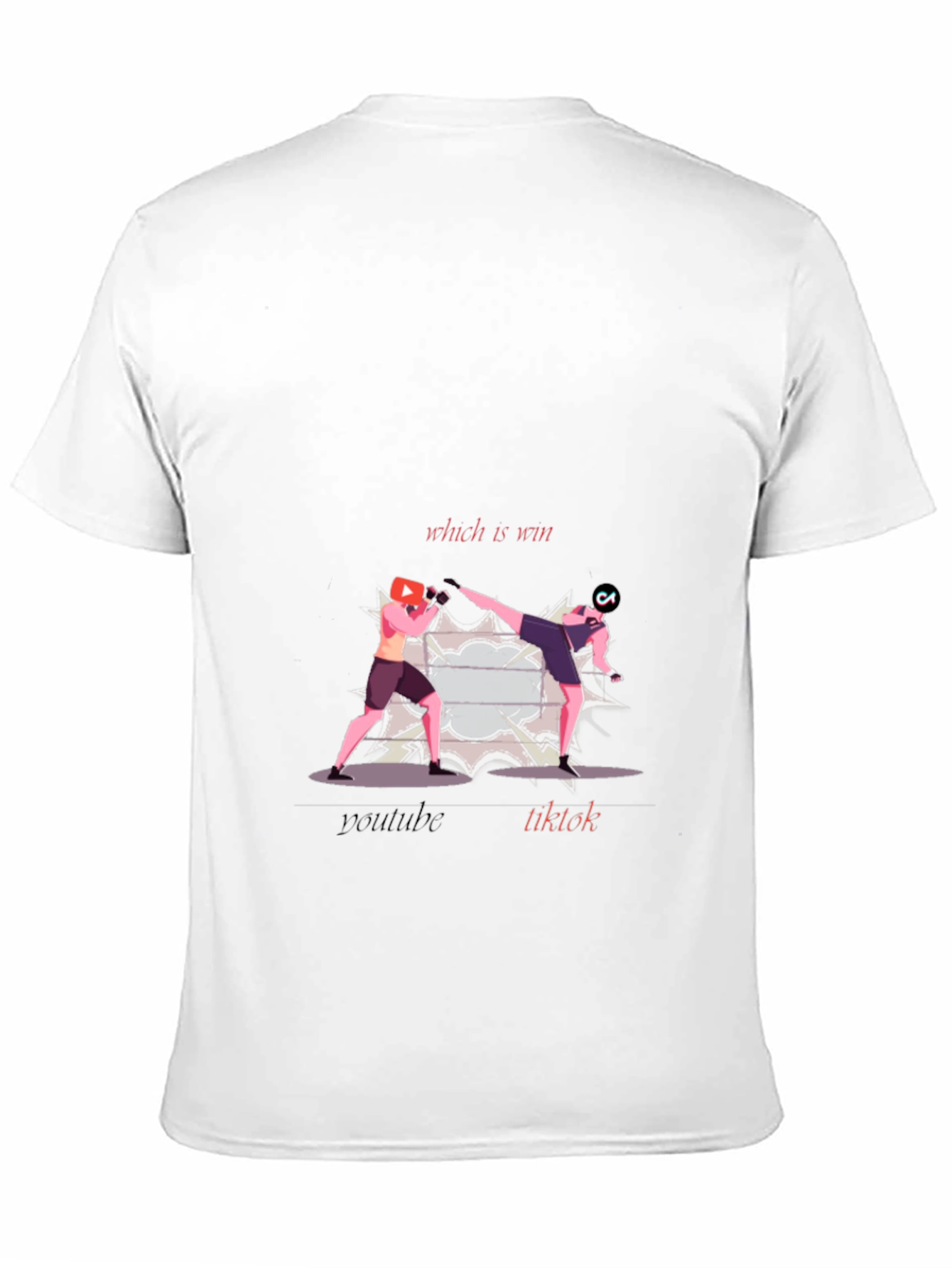 YouTube vs TikTok T-Shirt