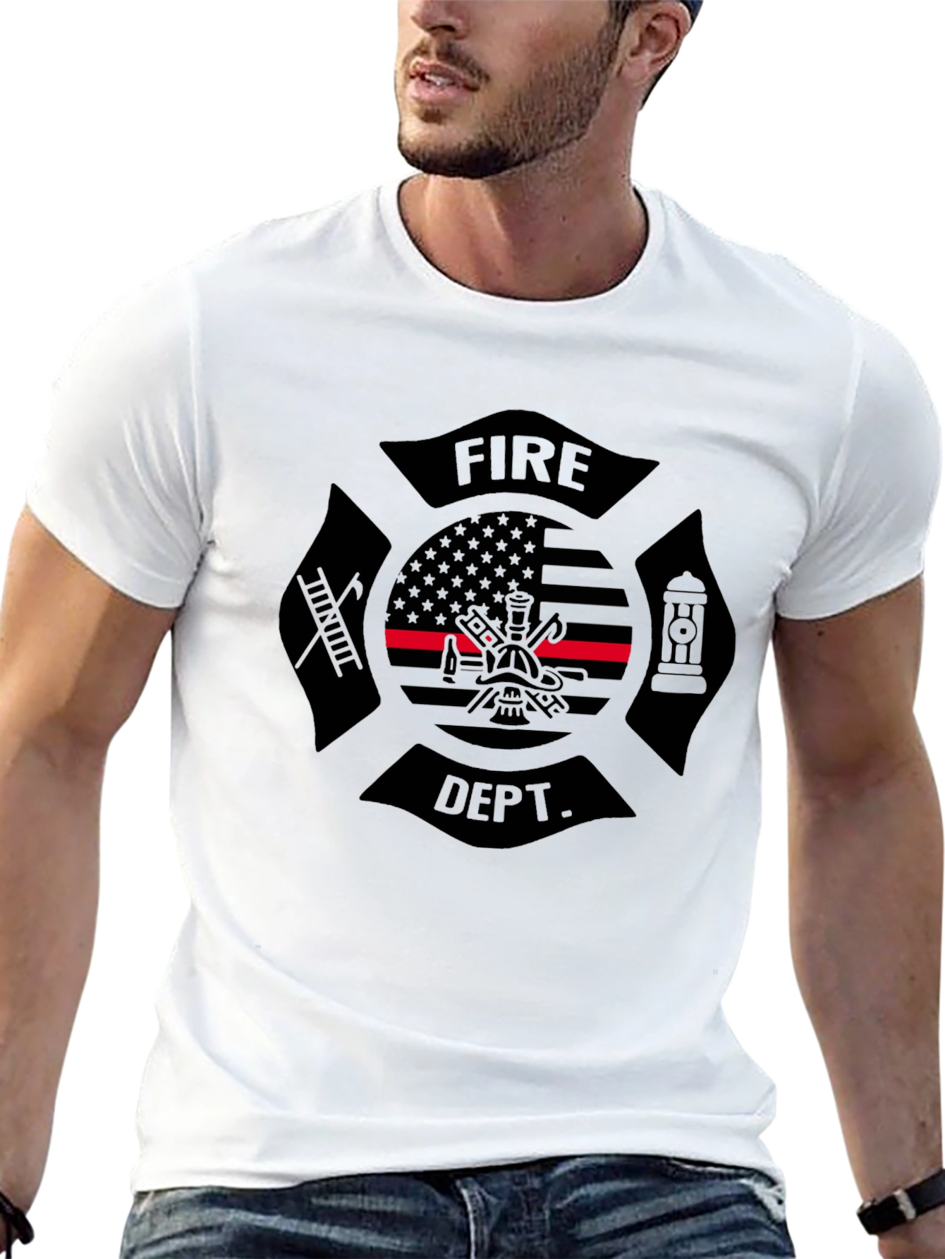 Fire Dept. Maltese Cross T-Shirt