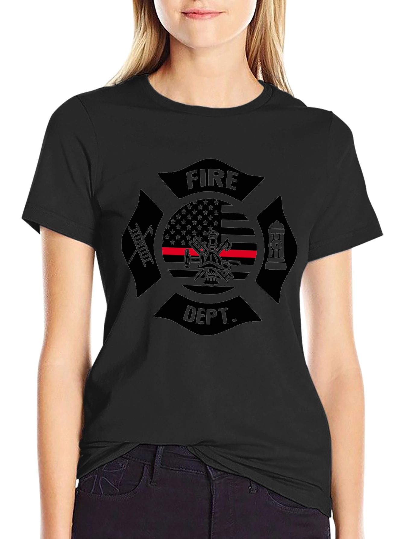 Fire Dept. Maltese Cross T-Shirt