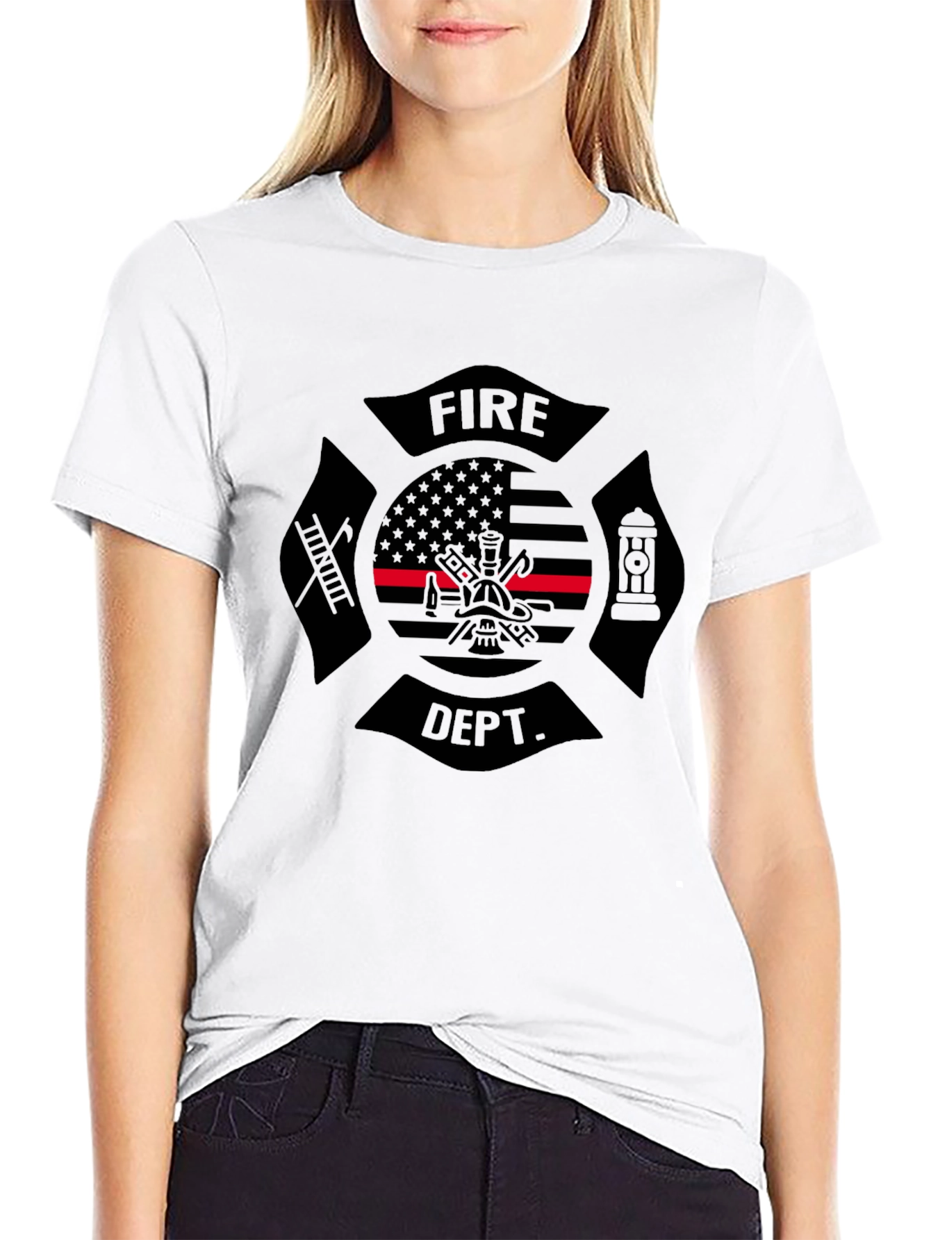 Fire Dept. Maltese Cross T-Shirt