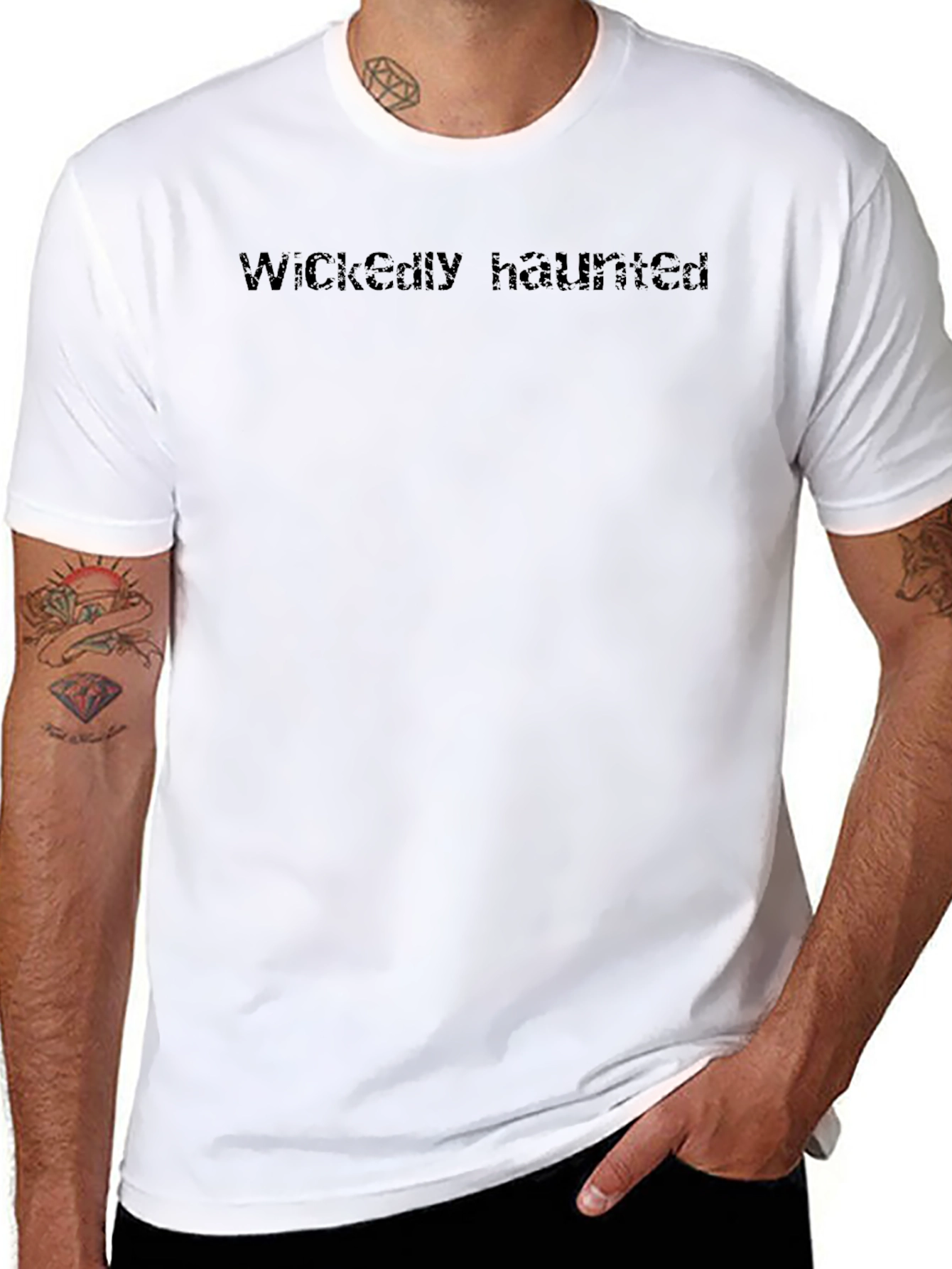 Wickedly Haunted Black T-Shirt