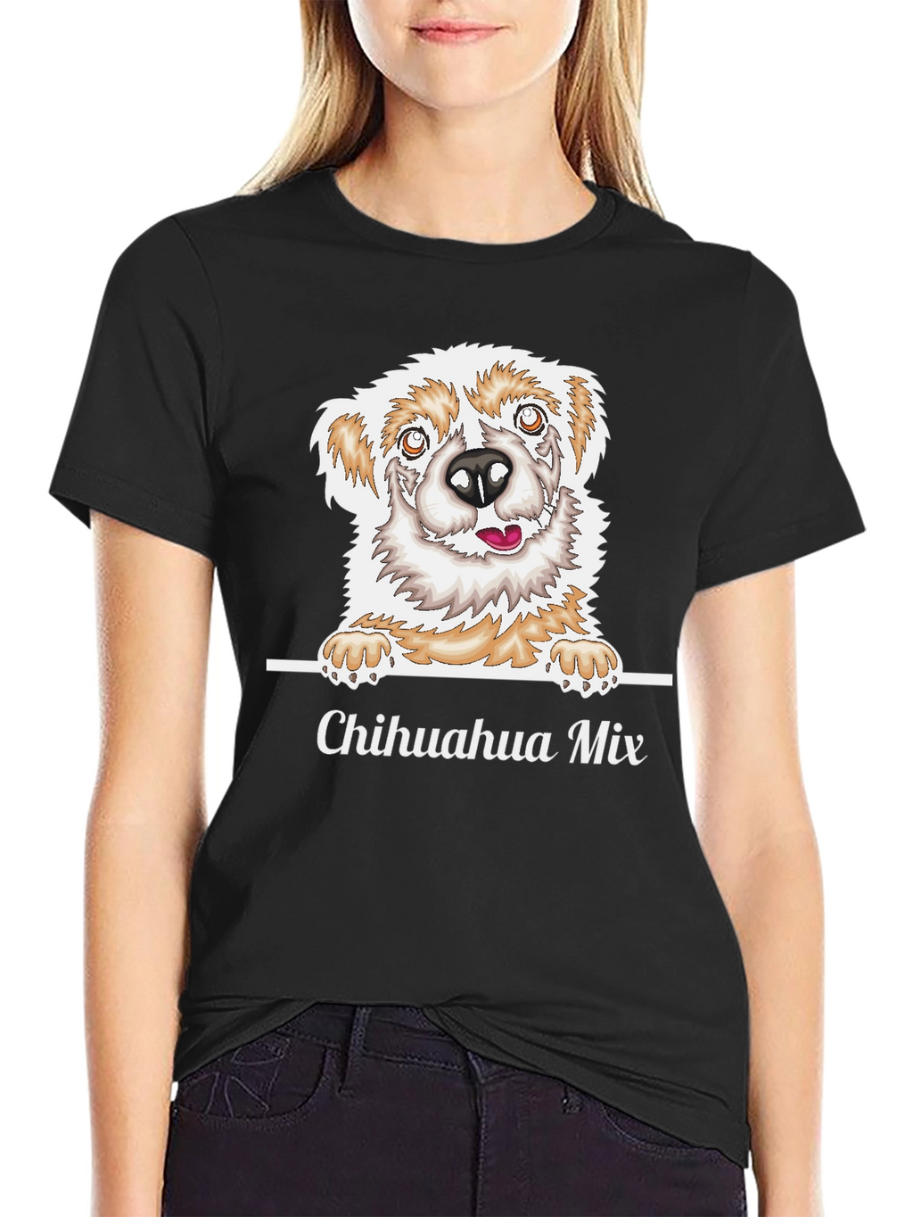 Chihuahua Mix Dog Graphic T-Shirt