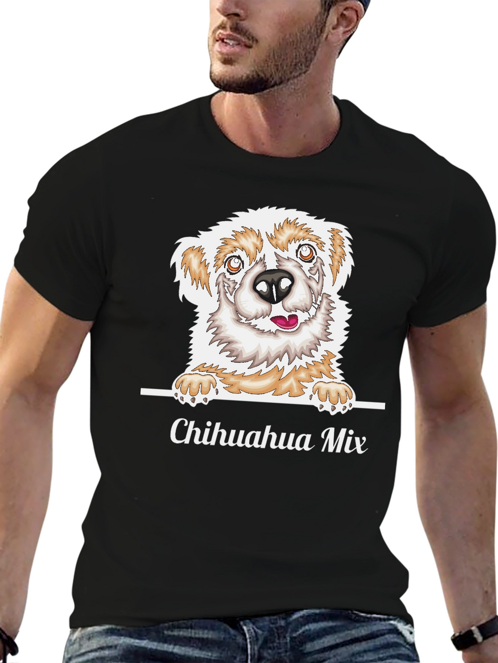 Chihuahua Mix Dog Graphic T-Shirt