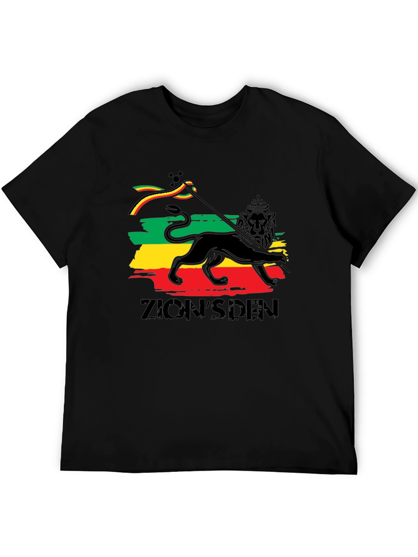 Zions Den Lion T-Shirt - Reggae Style