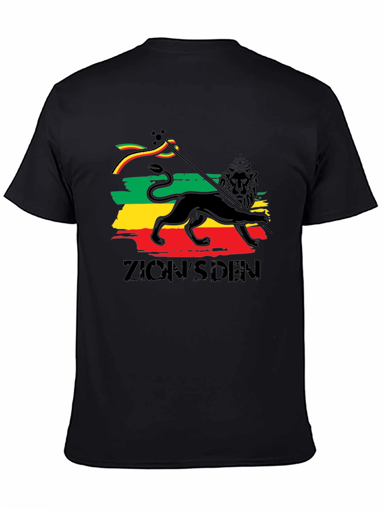 Zions Den Lion T-Shirt - Reggae Style