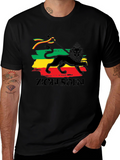 Zions Den Lion T-Shirt - Reggae Style